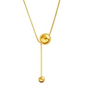 18K Gold Plated Stainless Steel Necklace